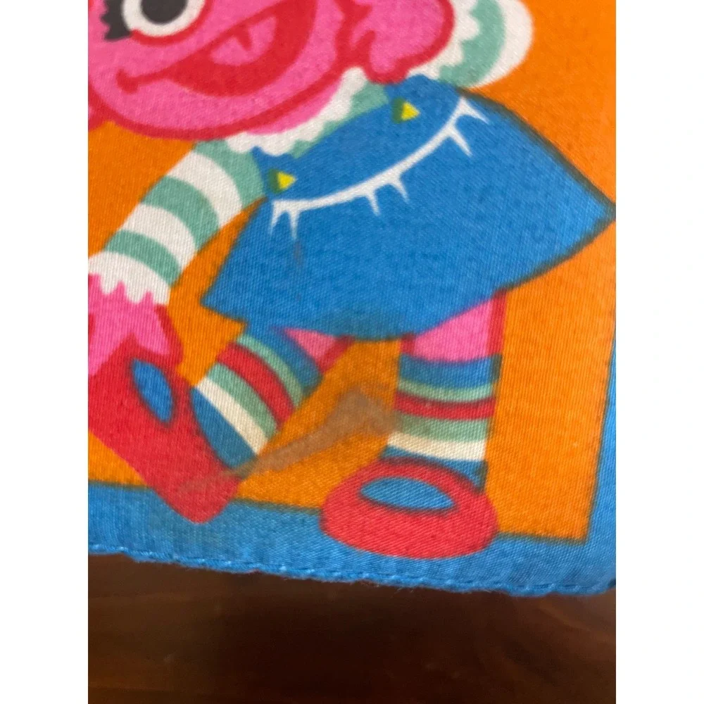 Vintage 1995 Tyco Sesame Street Soft Plush Blocks Oscar Bert Ernie Set of 2